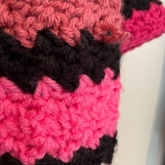 Little Girl Crochet Handmade Coat Dress 18-24 Months - Picture 13 of 16